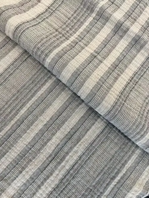 VTX-C051 Stripes Cotton Double Gauze Fabric