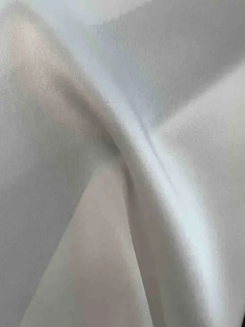 19MM Silk Charmeuse Fabric White/PFGD