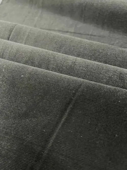 Super Soft 21 Wale Corduroy Fabric – Black