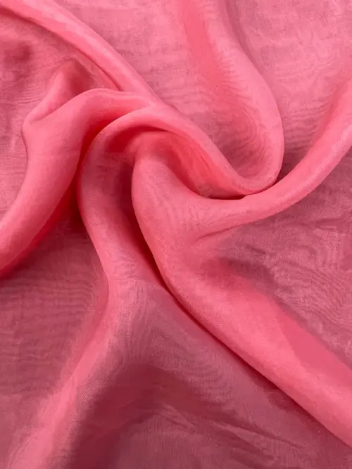 6MM Silk Chiffon Fabric – Color Burgundy