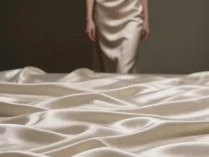 Features of silk charmeuse fabric
