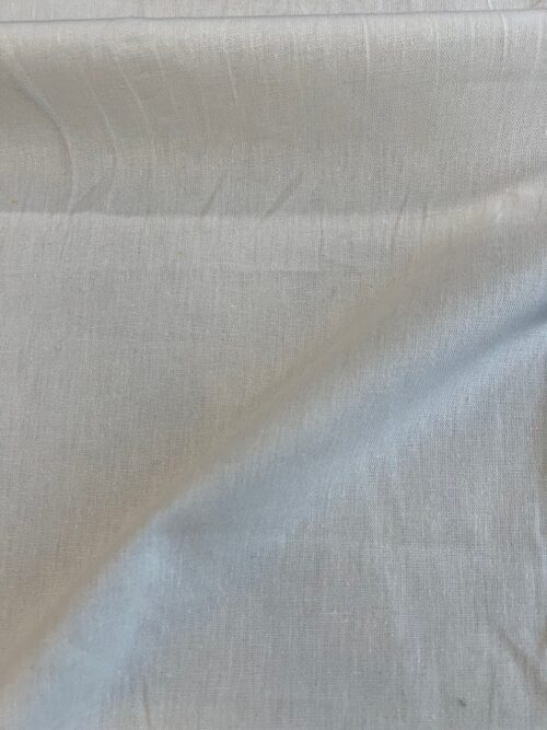 260GSM White Printed Hemp and Organic Cotton Fabric
