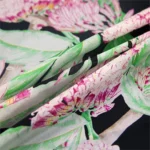 Crepe De Chine Silk Printed Fabric