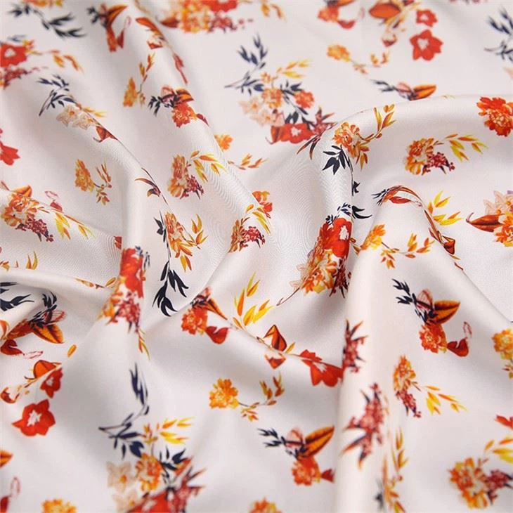 Silk Fabric Floral